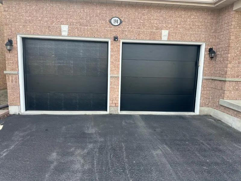 Quiet belt drive opener install